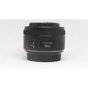 Canon EF 50mm f/1.8 STM Lens TESTED & WORKING + Caps